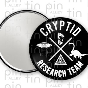 Cryptid Research Team 2.25 inch pocket mirror