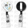 Personalized RN badge reel
